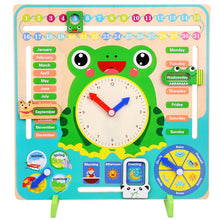 Load image into Gallery viewer, Weather Season Calendar Clock Teaching Aids Toys