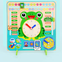 Load image into Gallery viewer, Weather Season Calendar Clock Teaching Aids Toys