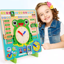 Load image into Gallery viewer, Weather Season Calendar Clock Teaching Aids Toys