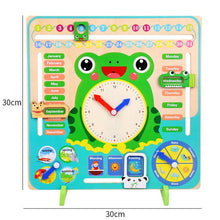 Load image into Gallery viewer, Weather Season Calendar Clock Teaching Aids Toys