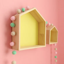 Load image into Gallery viewer, 2pcs/set Natural Wooden Kids Shelf