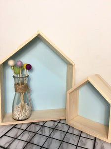 2pcs/set Natural Wooden Kids Shelf
