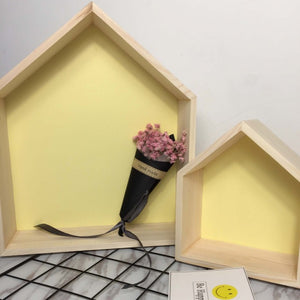 2pcs/set Natural Wooden Kids Shelf