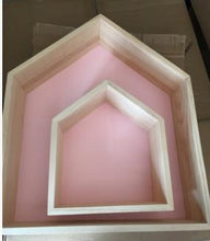 Load image into Gallery viewer, 2pcs/set Natural Wooden Kids Shelf