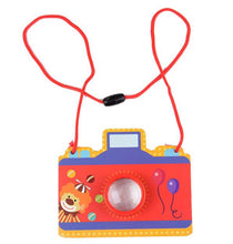 Load image into Gallery viewer, Wooden Toy Camera Kaleidoscope