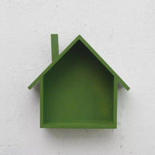 Load image into Gallery viewer, Wooden House Decorative Shelf