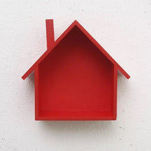 Load image into Gallery viewer, Wooden House Decorative Shelf