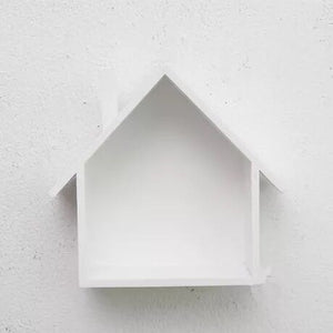 Wooden House Decorative Shelf