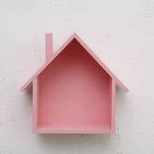 Load image into Gallery viewer, Wooden House Decorative Shelf