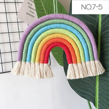 Load image into Gallery viewer, Rainbow wall hanging decor