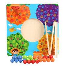 Load image into Gallery viewer, Wooden Toy Bead Color recognition game