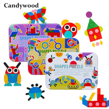 Load image into Gallery viewer, Variety Creative Wooden Puzzle Tin