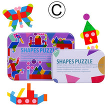 Load image into Gallery viewer, Variety Creative Wooden Puzzle Tin