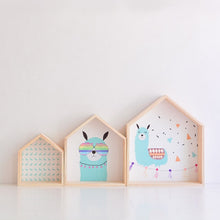 Load image into Gallery viewer, Kids Room Decoration Wooden Shelf