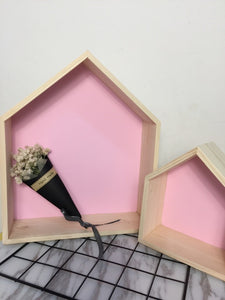2pcs/set Natural Wooden Kids Shelf