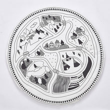 Load image into Gallery viewer, Monochrome Woodland Play Mat