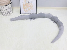 Load image into Gallery viewer, Baby Crib Bumper Crocodile Pillow
