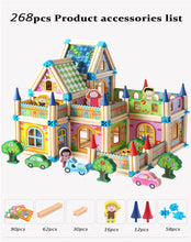 Load image into Gallery viewer, Miniature DIY Doll Wooden House
