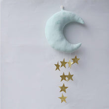 Load image into Gallery viewer, Nordic Plush Moon Hanging Decoration