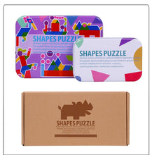 Load image into Gallery viewer, Wooden Magnetic Jigsaw Puzzle Book