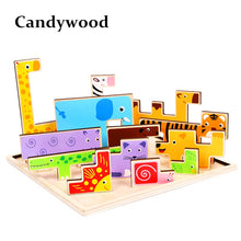Load image into Gallery viewer, Montessori 3D puzzle