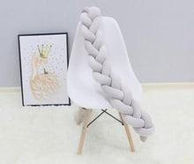 Load image into Gallery viewer, Baby Cot Bumper Knot Pillow