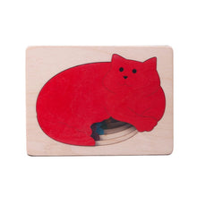 Load image into Gallery viewer, Montessori Multi-layer Wooden puzzle