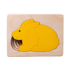 Load image into Gallery viewer, Montessori Multi-layer Wooden puzzle