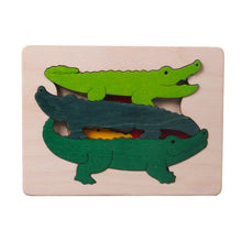 Load image into Gallery viewer, Montessori Multi-layer Wooden puzzle