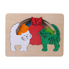 Load image into Gallery viewer, Montessori Multi-layer Wooden puzzle