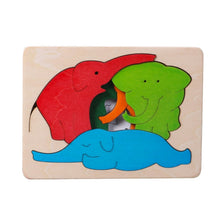 Load image into Gallery viewer, Montessori Multi-layer Wooden puzzle