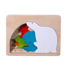 Load image into Gallery viewer, Montessori Multi-layer Wooden puzzle