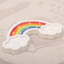 Load image into Gallery viewer, Nordic Nursery Wooden Rainbow LED Lamp