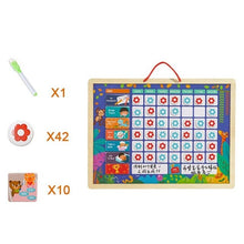 Load image into Gallery viewer, Educational Wooden Magnetic Schedule Chart Toys