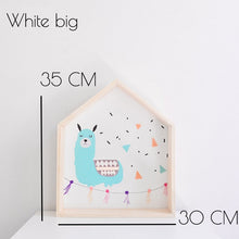 Load image into Gallery viewer, Kids Room Decoration Wooden Shelf