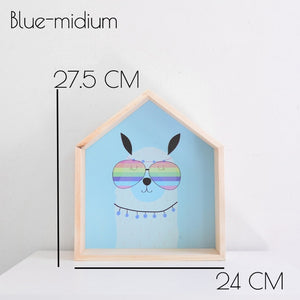 Kids Room Decoration Wooden Shelf